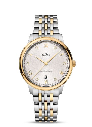 Omega De Ville Master Chronometer Stainless Steel - Yellow Gold / Silver - Diamond / Bracelet
